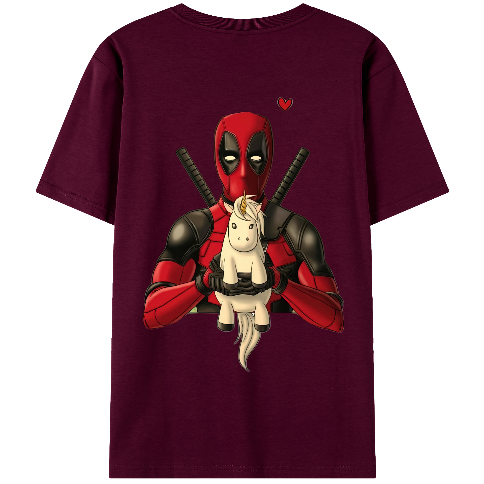 （画像用） Deadpool デッドプール レディース半袖Tシャツ(バックプリント)